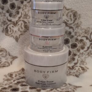 BODY FIRM Cream - White Crêpe Erase Body & Eye Repair Treatment Seals Shown